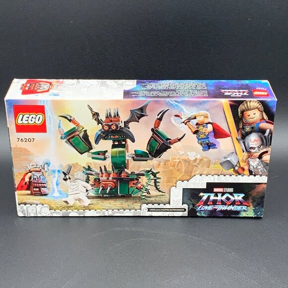Lego 76207 Thor Love & Thunder Attack On New Asgard 159 Pieces Set Box Damage - Picture 2 of 7